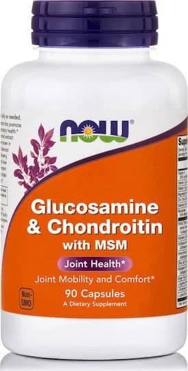 Now Foods Integratore di Glucosamina e Condroitina con Msm per la salute delle articolazioni e delle ossa 90 capsule
