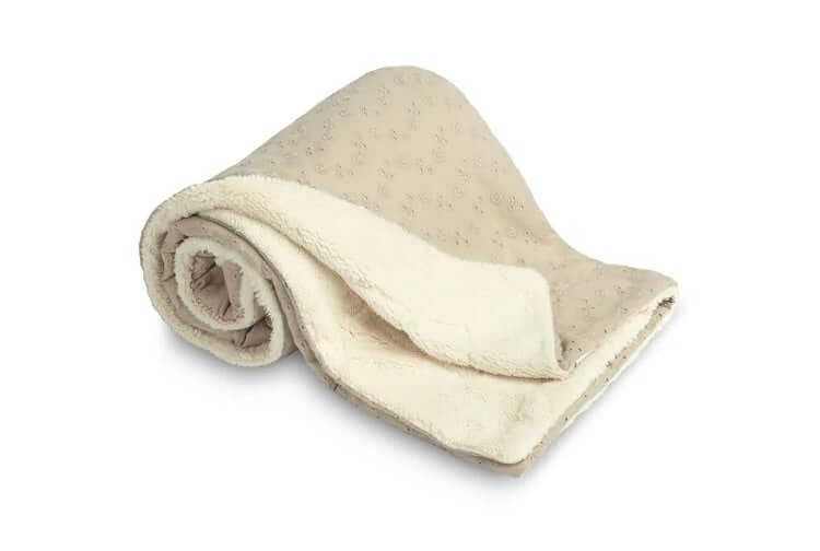 Coperta ricamata 80X100 Lino Peluche view 2