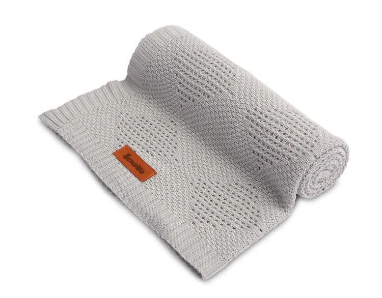 Coperta di bambù - Grigio 100X80 view 2