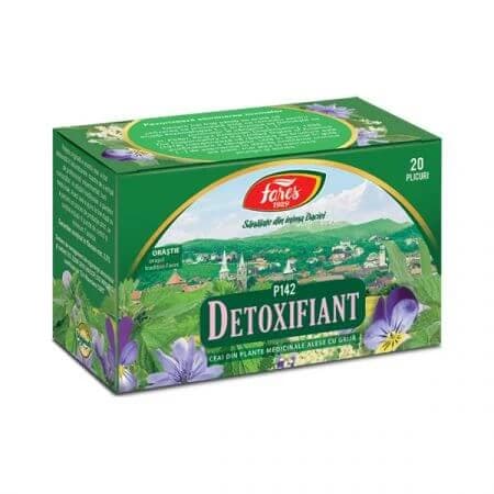 Tè disintossicante, P142, 20 bustine, Fares
