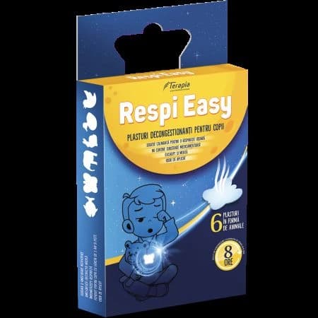 Cerotti decongestionanti per bambini Respi Easy, 6 pezzi, Therapy