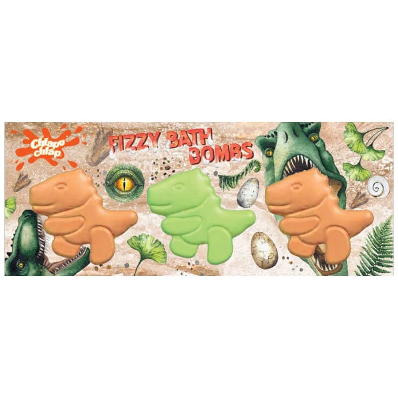 Splash Splash, set di palline da bagno, dinosauri, da 3 anni, 3 x 70 g