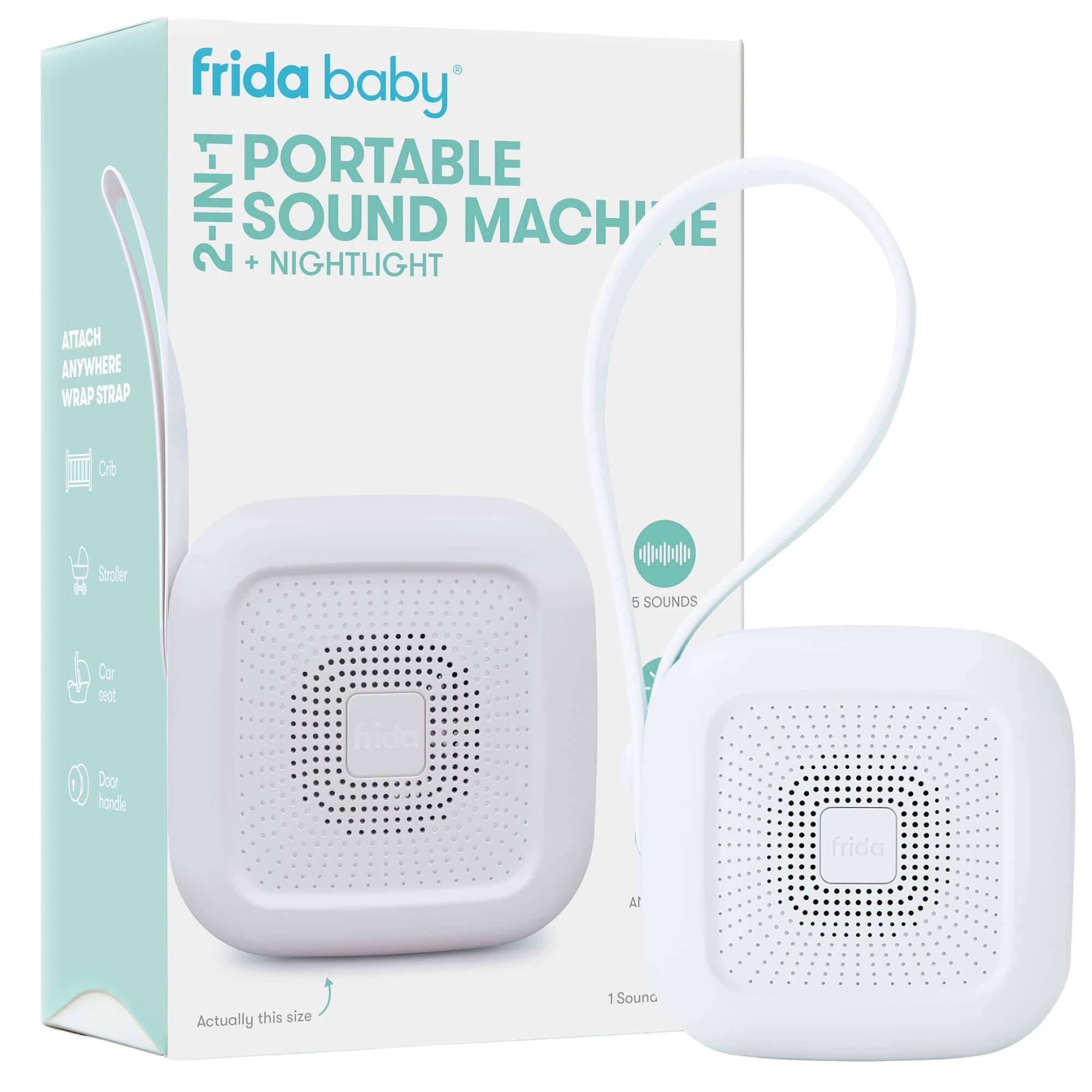 Frida Baby, altoparlante portatile con lampada da comodino 2in1