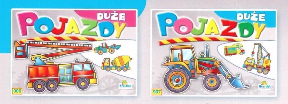 Libro da colorare A5 Grandi veicoli mix
