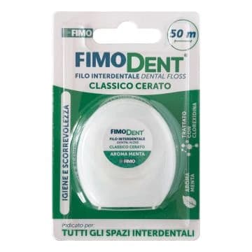 FIMODENT FILO INTERDENTALE CLASSICO CERATO 50M