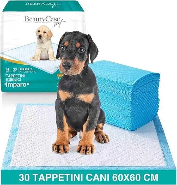 TAPPETINI IGIENICI PER CANI E GATTI TAGLIA M (60X60) 30 PZ