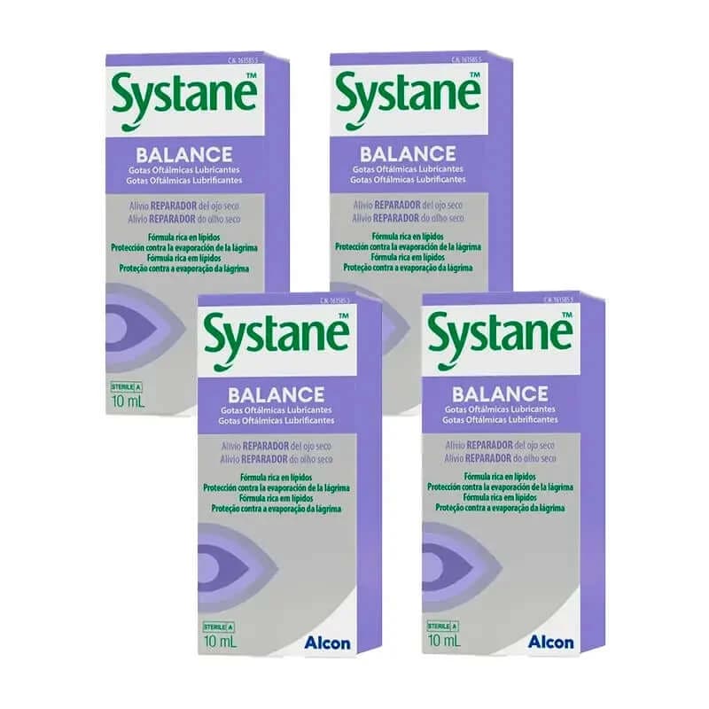 Systane Balance collirio, confezione da 4 X 10 Ml
