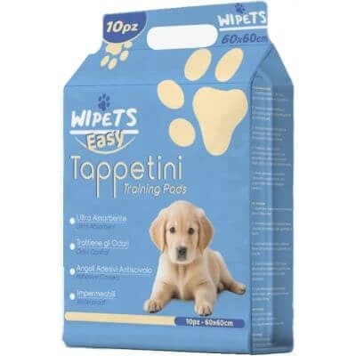 Wipets easy pet mats easy 60x60 cm 10 pezzi