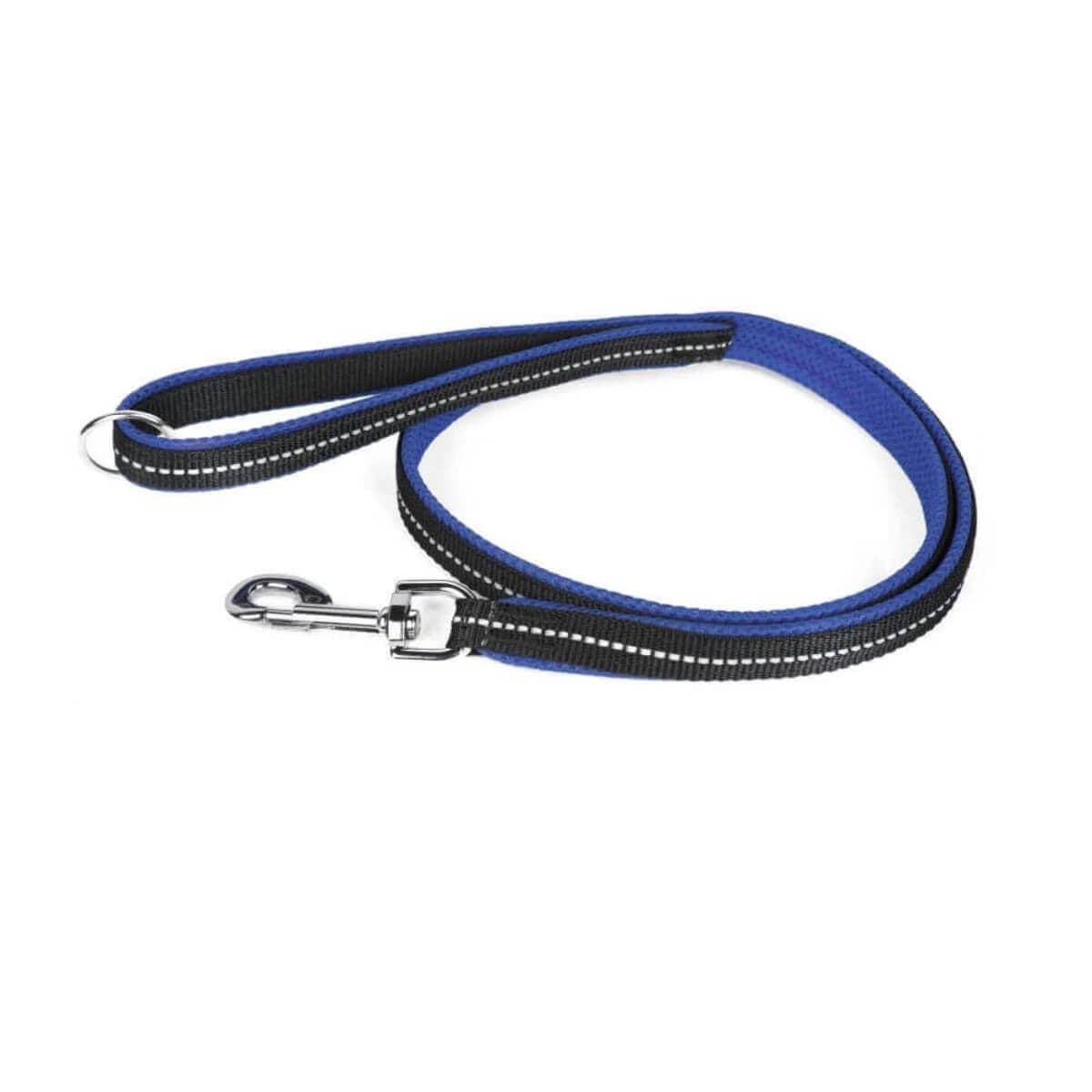 JULIUS-K9 Powair, guinzaglio con moschettone per cani, 1,2 m, blu