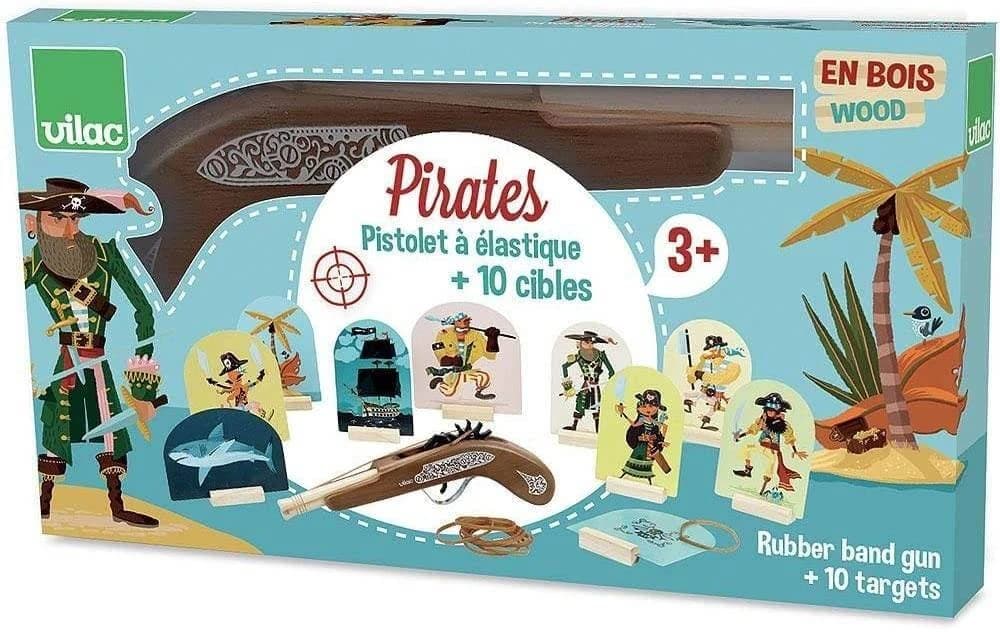 Pistola pirata con elastico