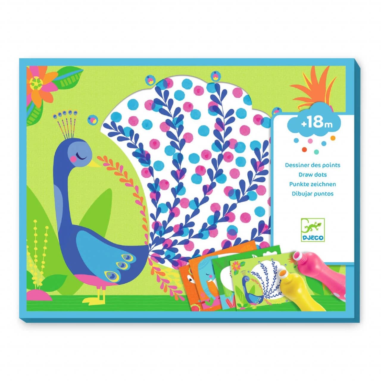 Gioco di pittura creativa per i più piccoli Just Dots, Djeco