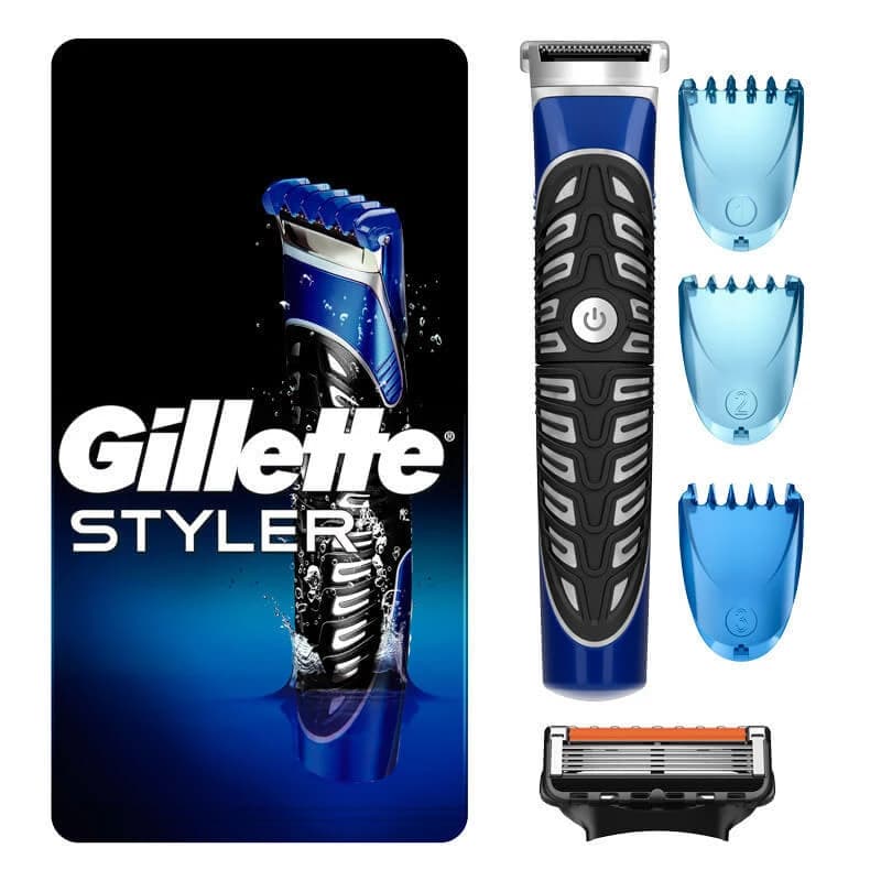 GILLETTE Styler Macchina per la rasatura del viso con batterie singole 4 in 1