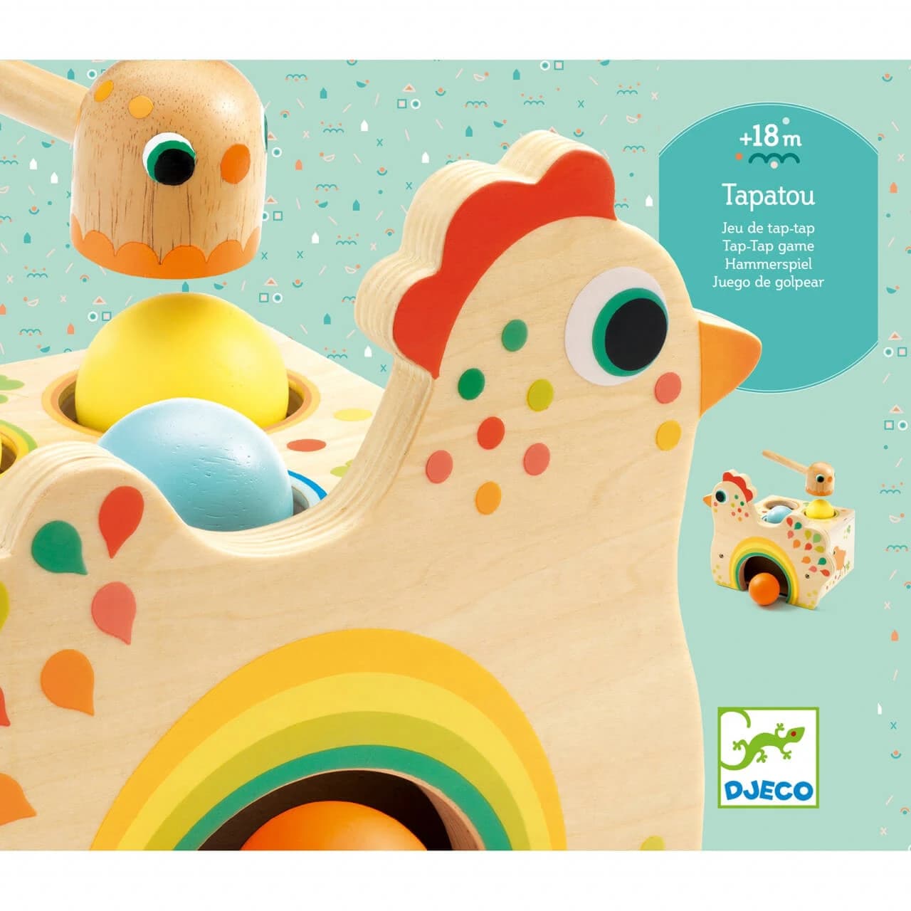 Djeco Tapatou Djeco Egg Hen view 2