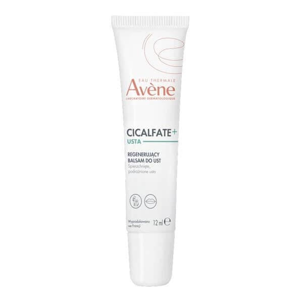 Avene Eau Thermale Cicalfate+, balsamo labbra rigenerante, 12 ml