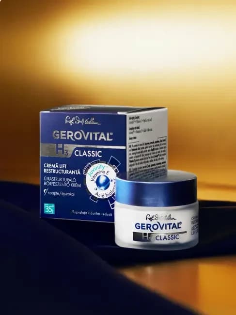 Crema Lift Ristruturante da Notte, Gerovital H3 Classic, 50 ml, Farmec view 2