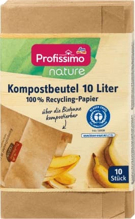 Profissimo Sacchetti per compost 10l, 10 pz