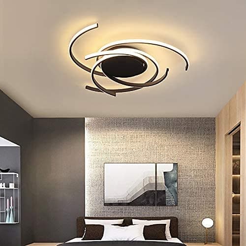 Plafoniere 1 luce 56 cm led alluminio geometrica finiture verniciate luci da incasso design moderna cucina artistica luci camera 110-240v solo