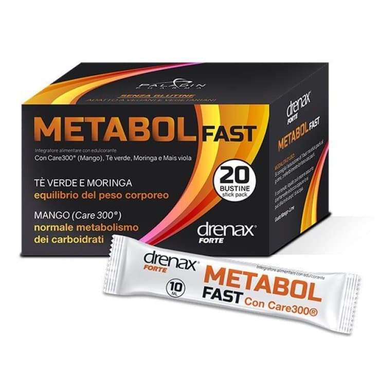 Paladin Pharma, Drenax Forte Metabol Fast, 20 Stick Pack