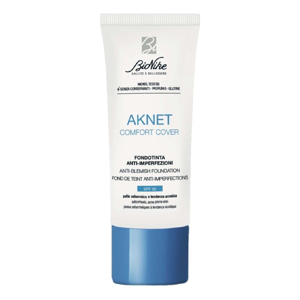 BioNike Aknet Comfort Cover 104 Biscuit - Fondotinta pelle acneica 30 ml