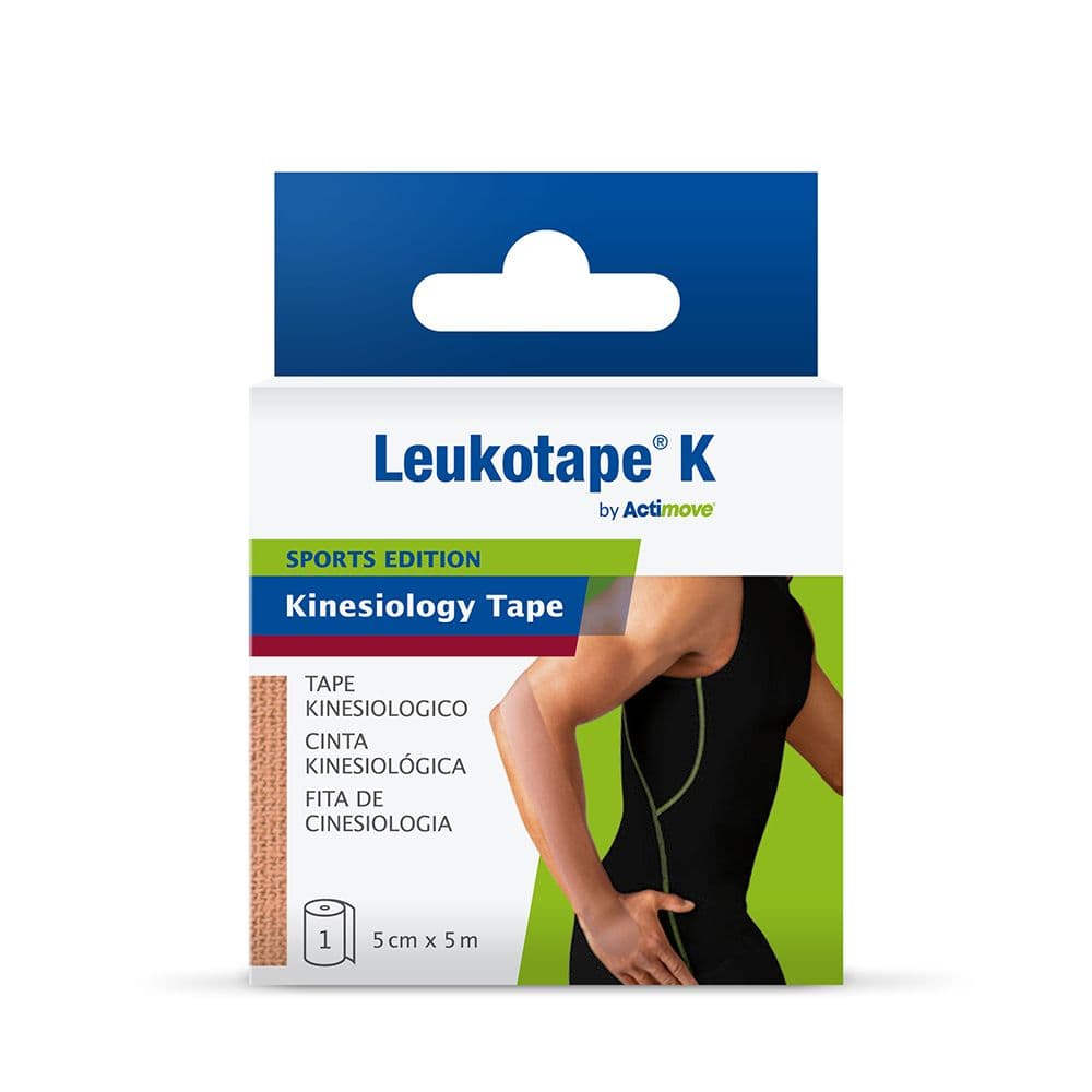 Actimove Sports Edition Leukotape K Tape Kinesiologico Color Carne, 1 pezzo