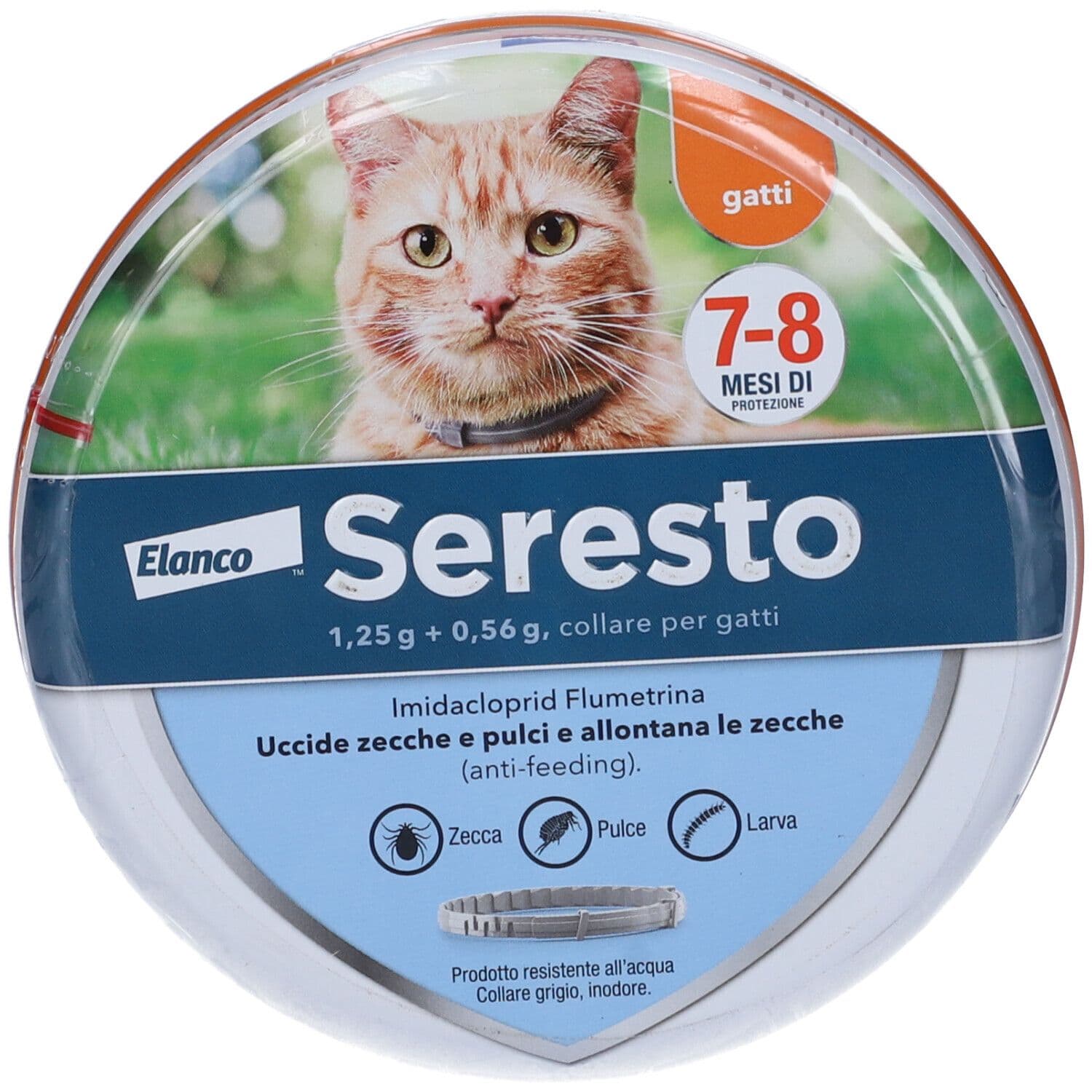 Bayer Seresto Collare per Gatti, Protezione Antiparassitaria Contro Pulci e Zecche, Fino a 8 Mesi