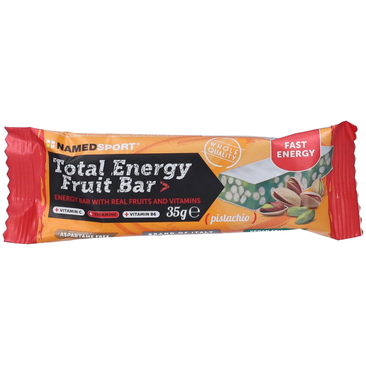 Named Sport - Total Energy Fruit Bar Pistacchio 35g - Barretta Energetica al Pistacchio