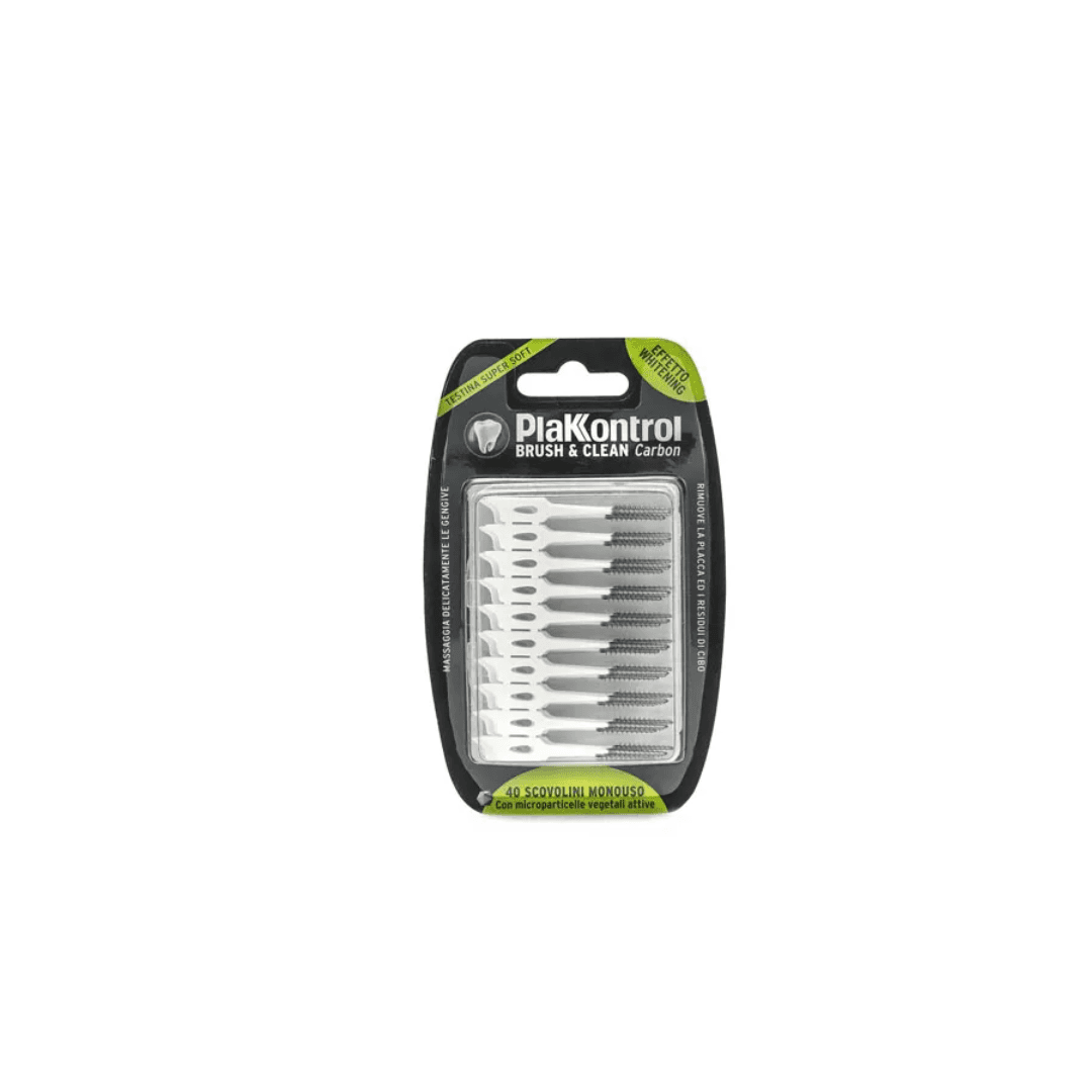 Plakkontrol Brush e Clean Carbon , 40 Pezzi Monouso