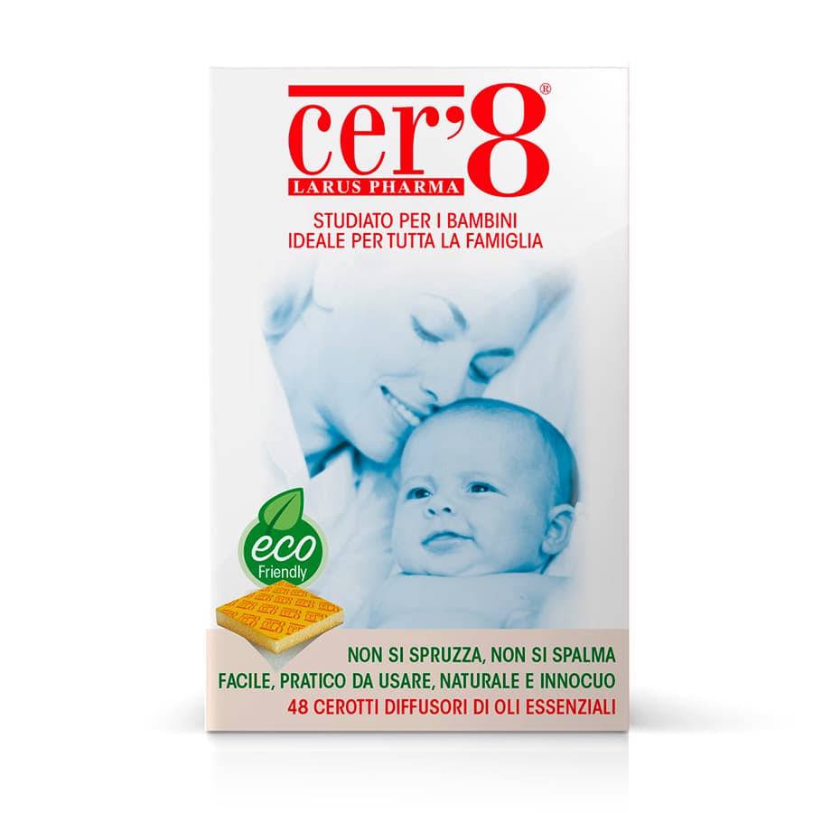 Cer'8 Cerotti Antizanzare Naturali, 48 pezzi