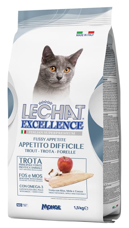 LECHAT GATTO EXCELLENCE FUSSY APPETITE TROTA 1,5KG