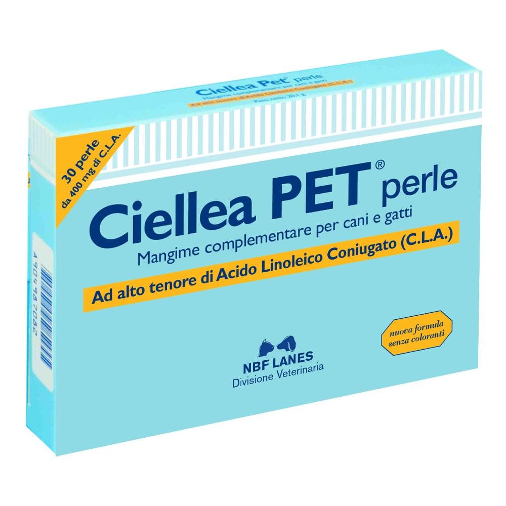 Ciellea Pet Mangime Complementare per Cani e Gatti 30 Perle - Integratore Nutrizionale per la Salute del Tuo Animale Domestico