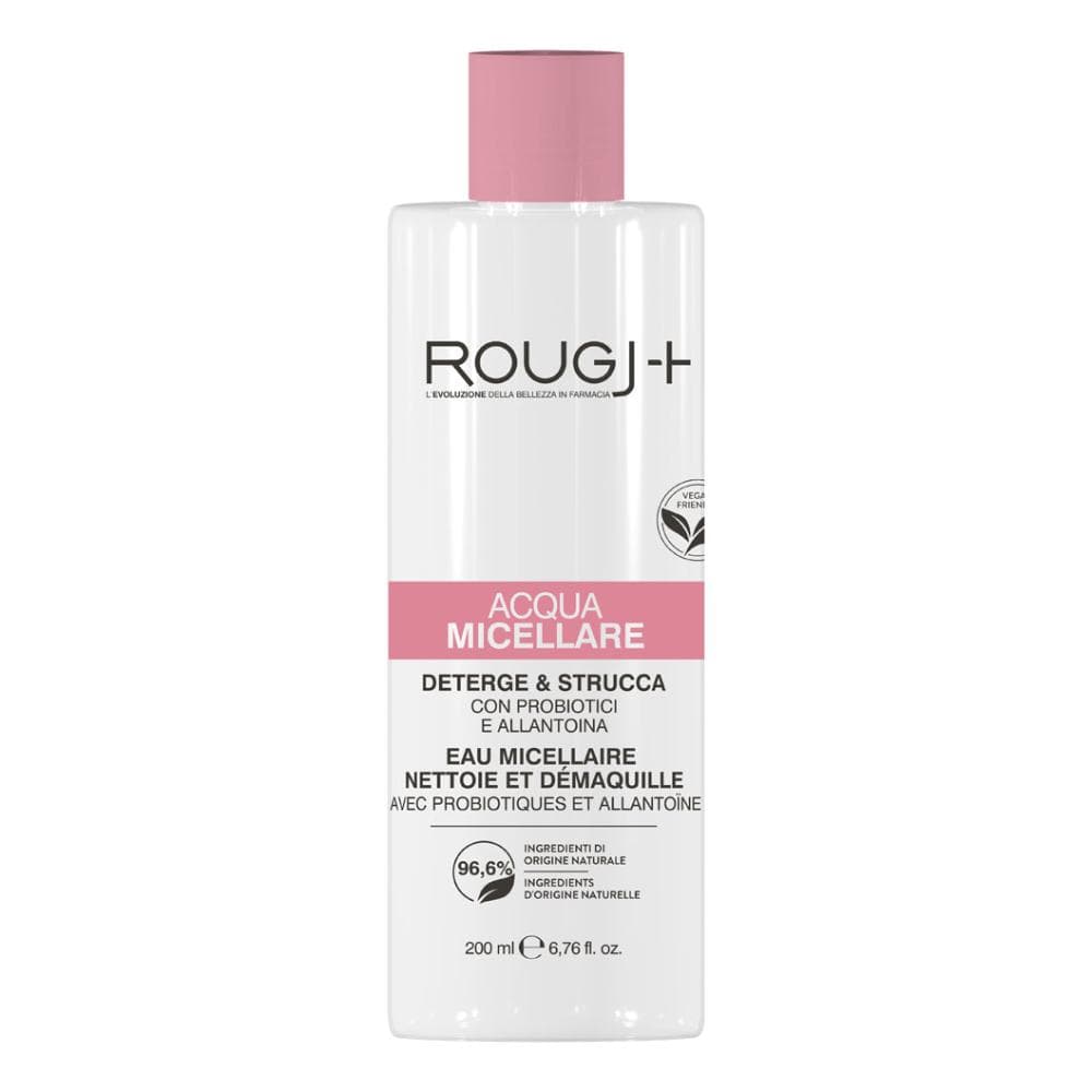 Rougj SkinCare Acqua Micellare Deterge e Strucca, 200 ml