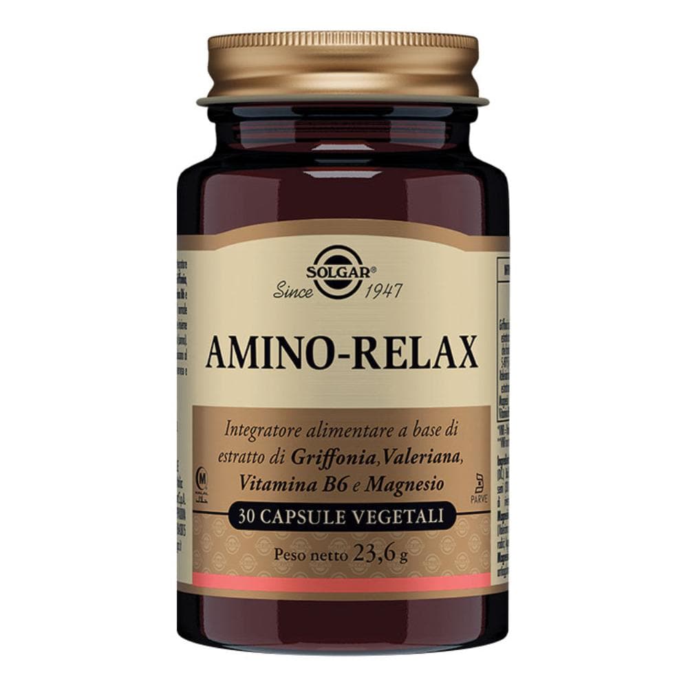 Solgar, Amino Relax, 30 Capsule Vegetali