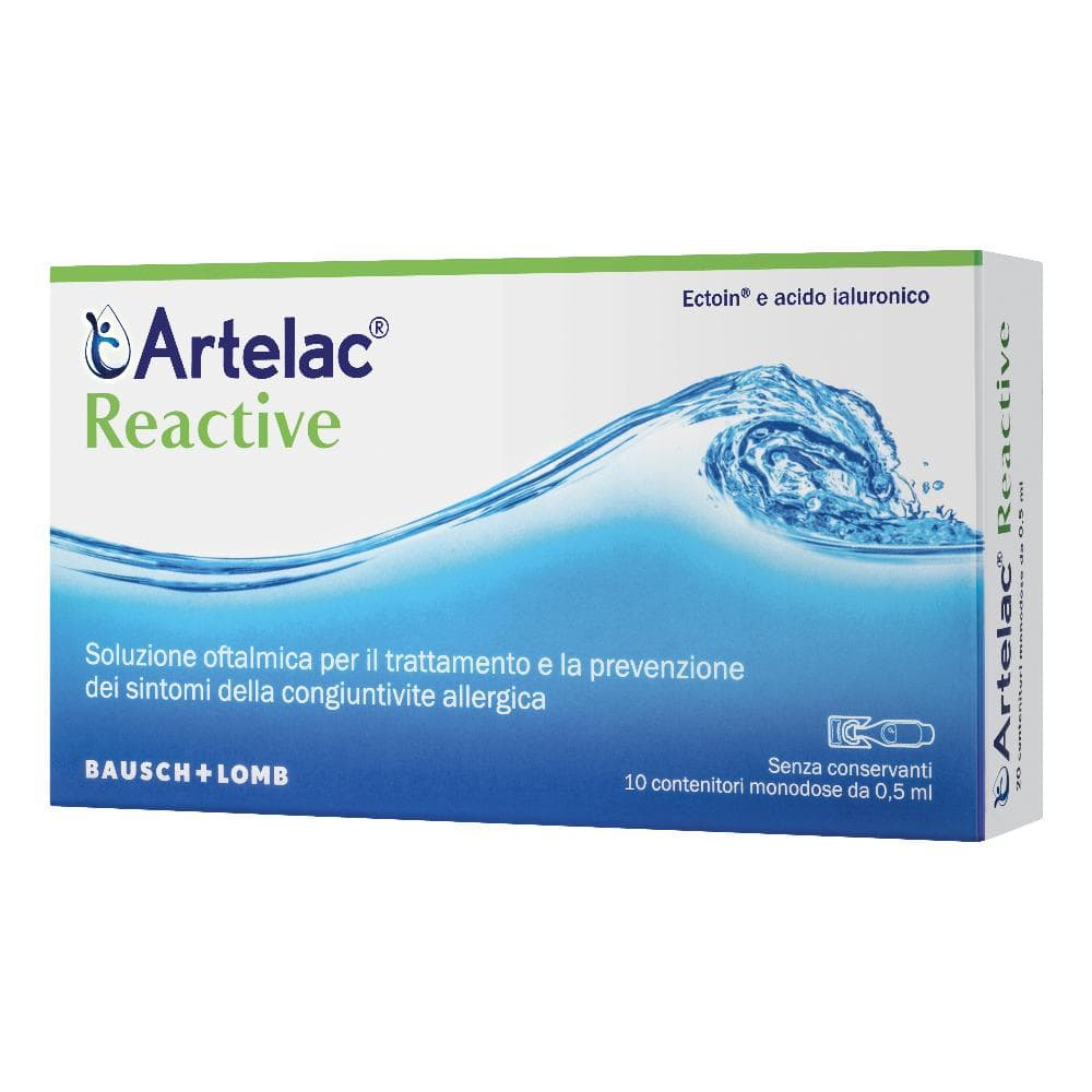 Artelac Reactive Soluzione Oftalmica, 10 Flaconcini Monodose