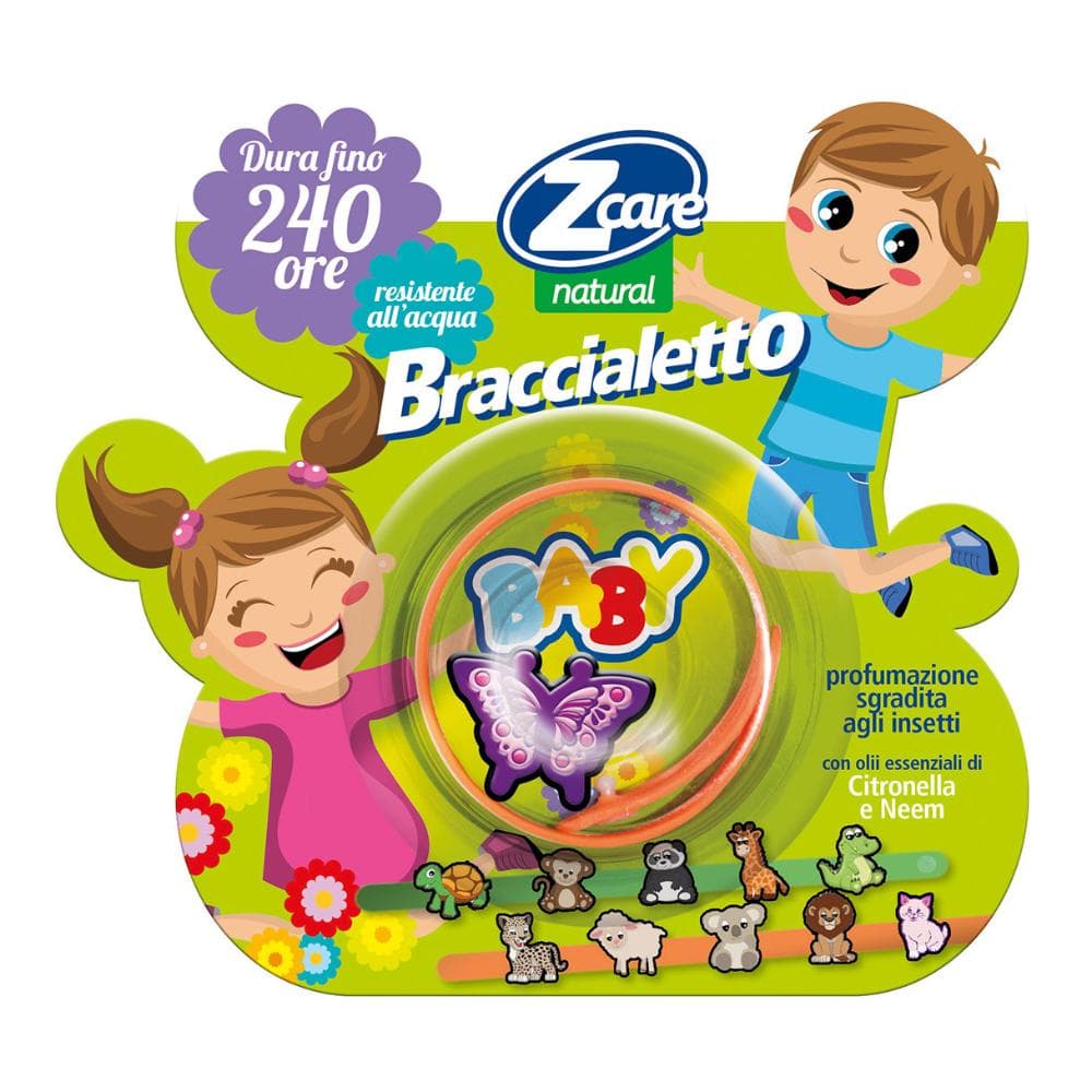 Zcare Natural Baby Braccialetto Allontana Zanzare - Protezione per Bambini