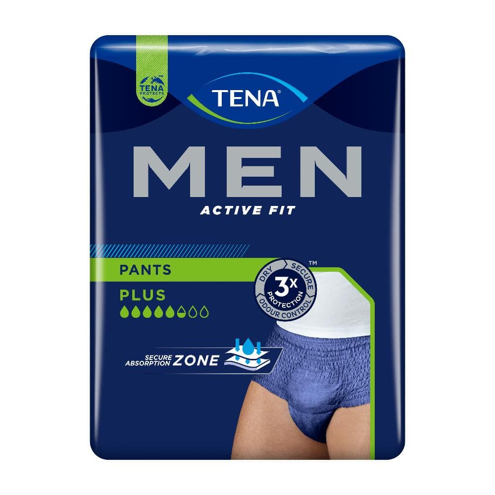 Tena, Men Active Fit Pants Plus Slip, 9 pezzi