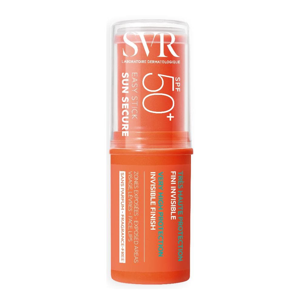 SVR Sun Secure Easy Stick SPF50+ 10g - Stick Solare Invisibile Ricaricabile