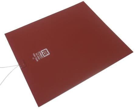 RS PRO Tappetino riscaldante in silicone, 720 W Rettangolare, 120V ca, 180 °C 14 poll 12poll