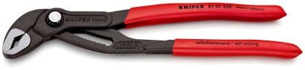 Knipex 1 Pinze per pompe idrauliche Hightech in Acciaio al cromo vanadio, lungh. 249mm 1.38m