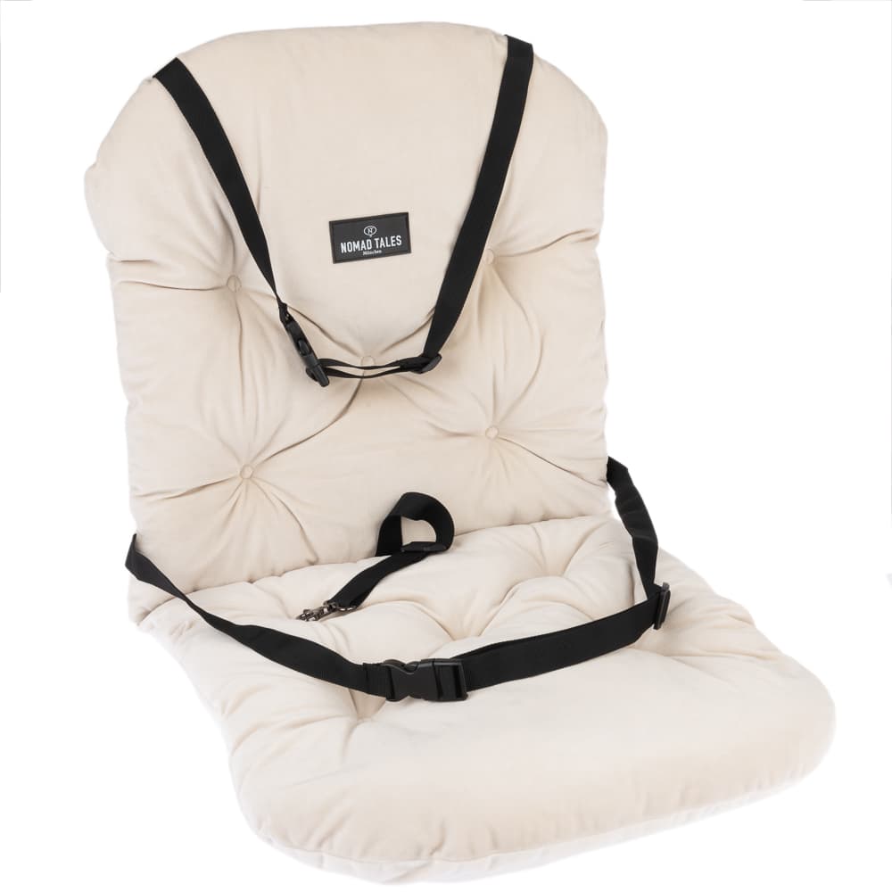Seggiolino auto per cani Nomad Tales Blush, beige - L 43 x P 51 x H 51 cm