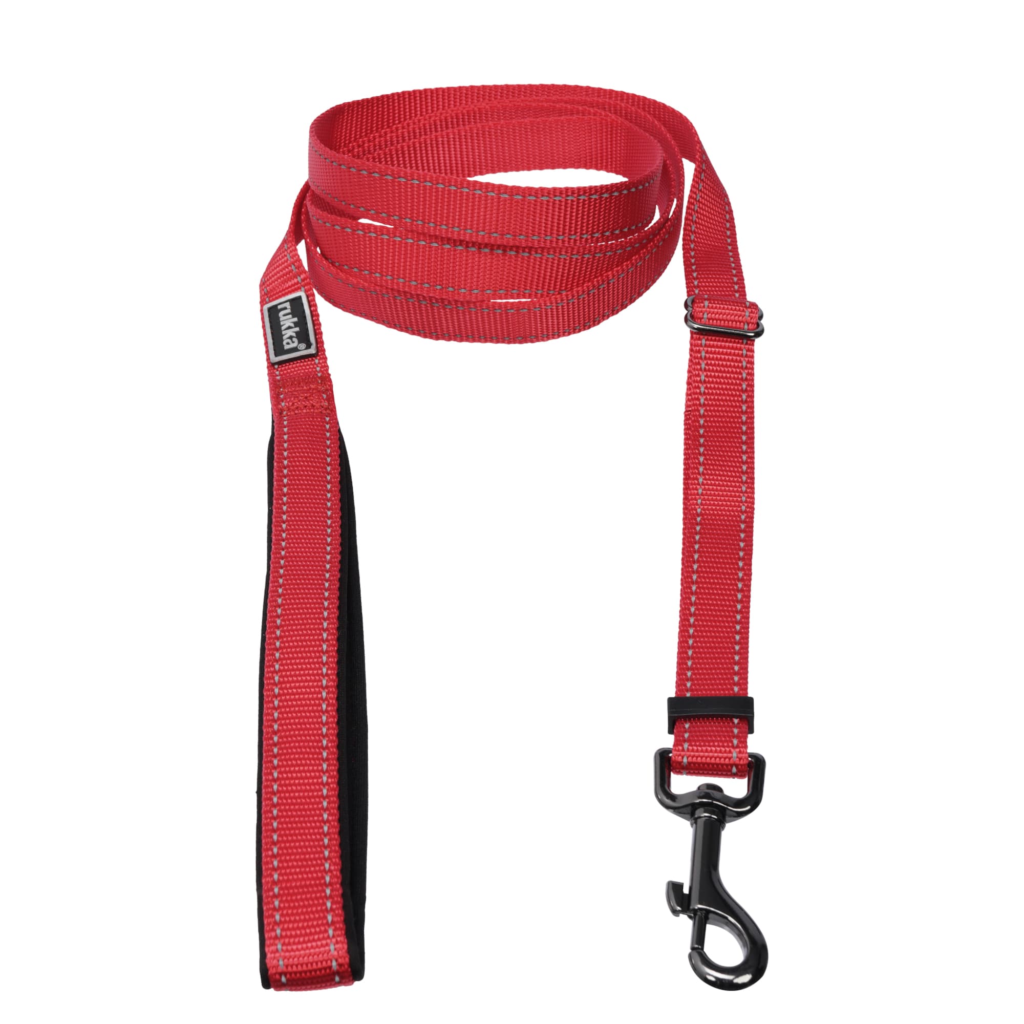 Rukka Bliss Guinzaglio, rosso - Tg. S: 120 - 200 cm di lungh., 1 cm di largh.