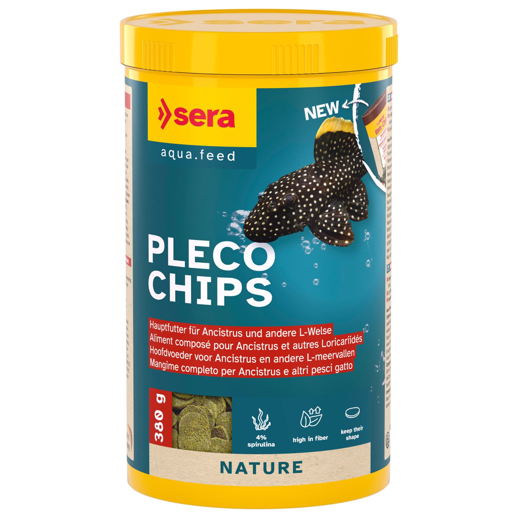 sera Wels-Chips Nature Mangime in forma di chips - 1 L