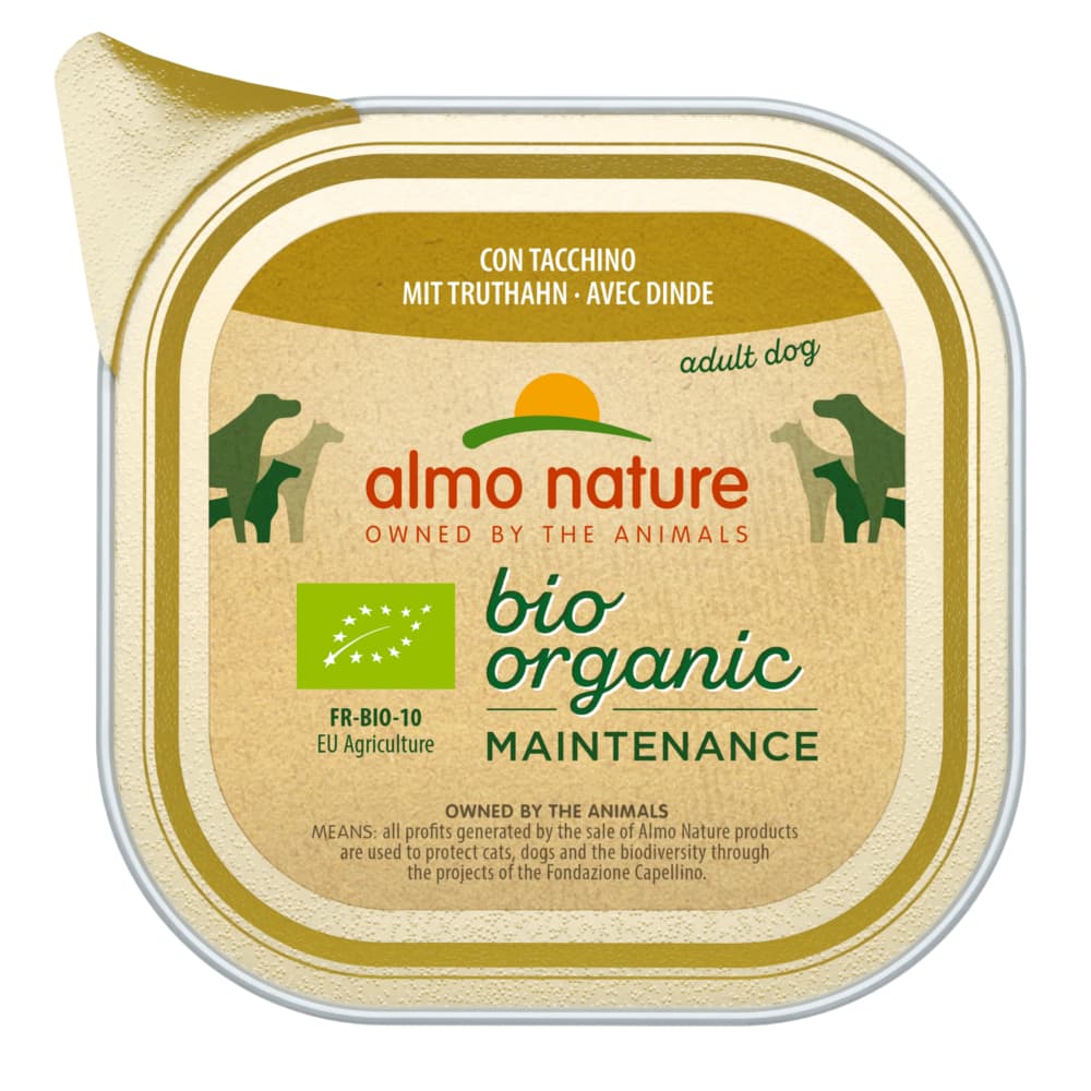 Almo Nature BioOrganic Maintenance 30 x 100 g - Tacchino bio