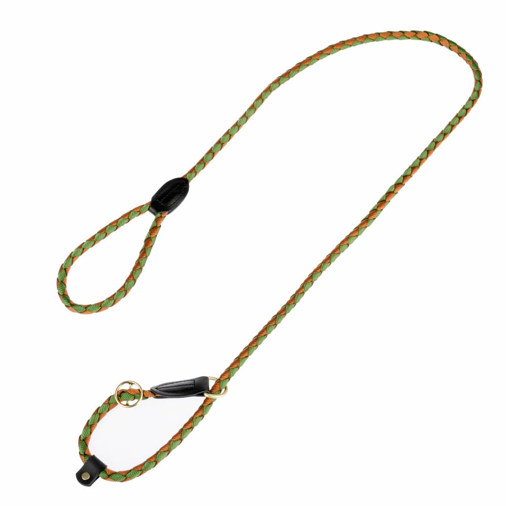 Guinzaglio Retriever TIAKI Twist - L 1,7 m x Ø 1,2 cm - verde/marrone