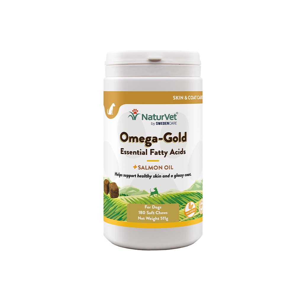 NaturVet Omega Gold Complemento alimentare cane - 180 pz