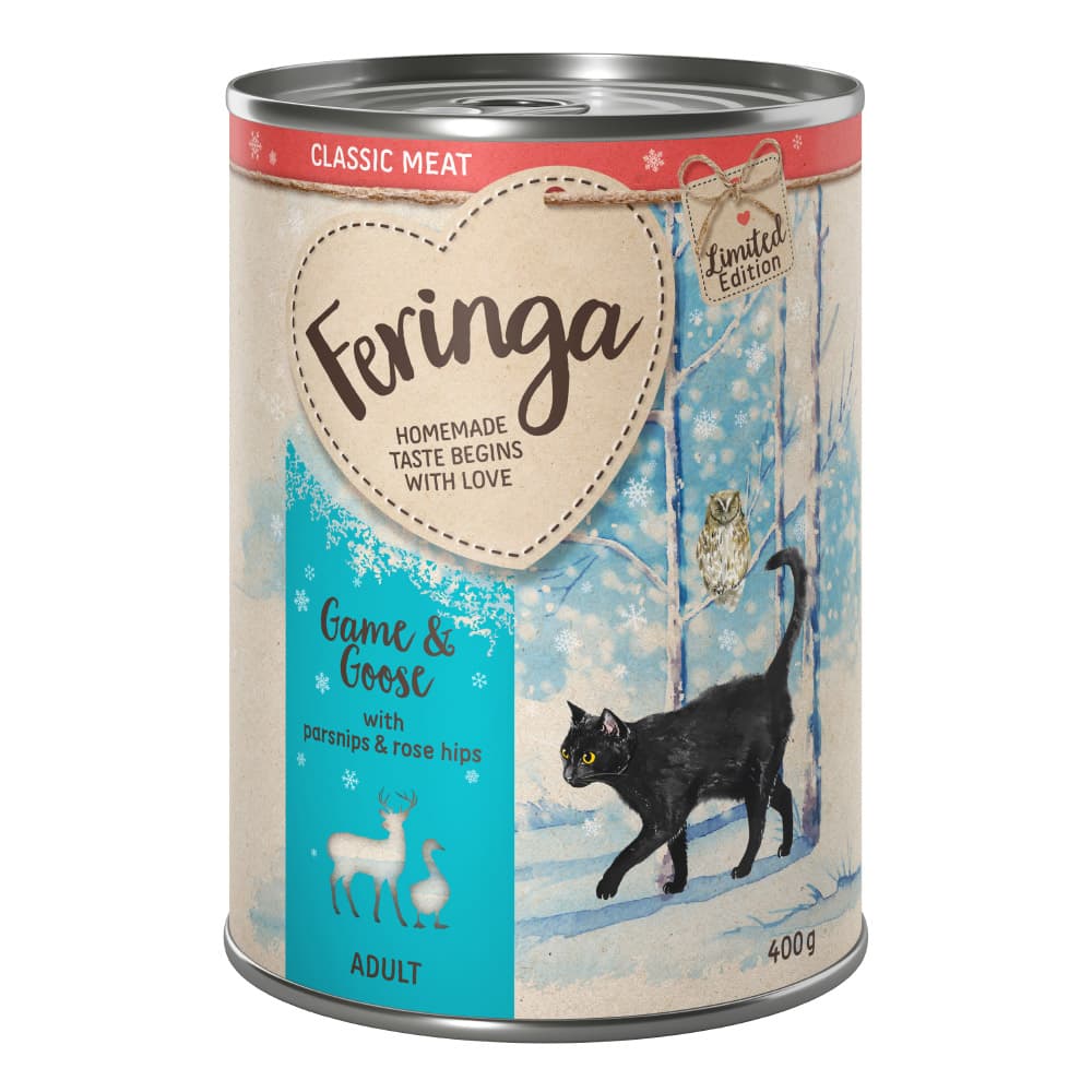 Feringa Classic Meat Menù 12 x 400 g - Menù invernale: Selvaggina e Oca