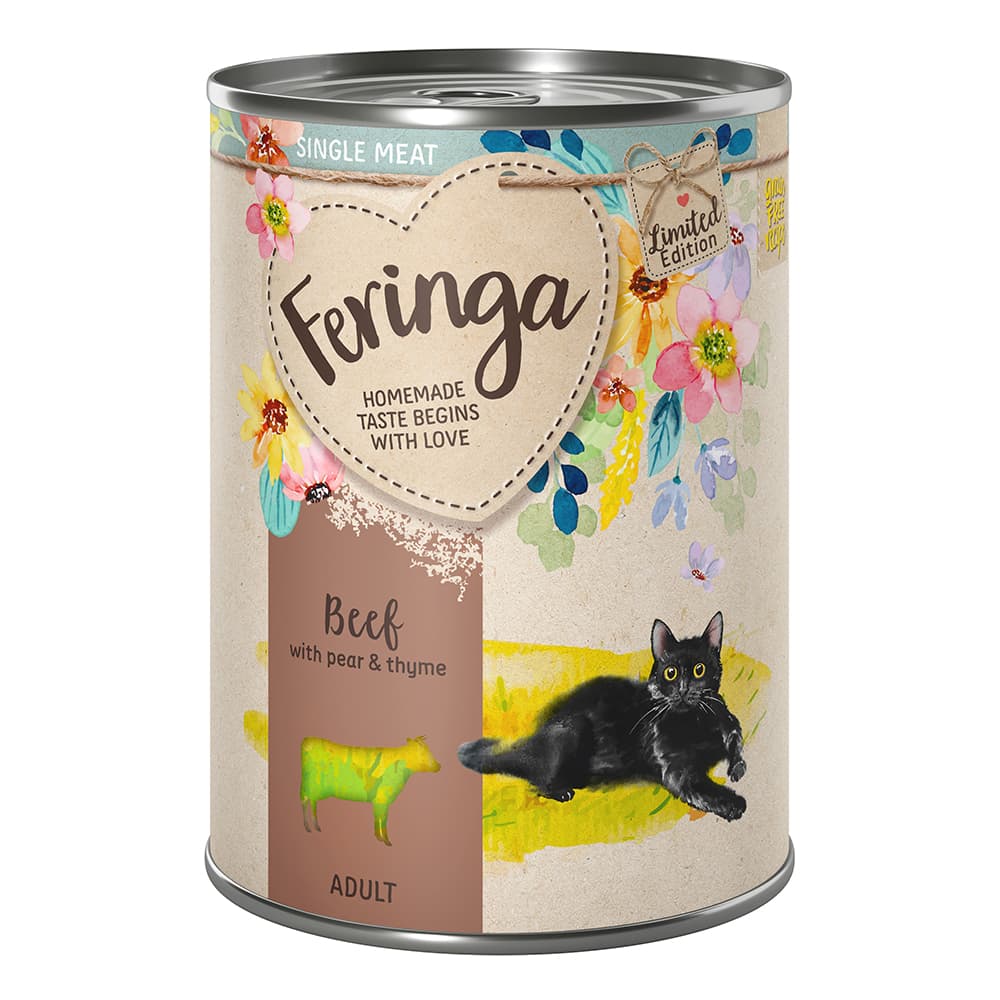 Limited Edition: Feringa Single Meat Menù primaverile Manzo con Pera - Set %: 12 x 410 g