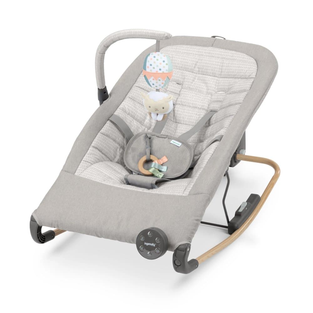 INGENUITY Sdraietta massaggio vibrante con melodia Soulful Skies™ 0m+ fino a 9kg