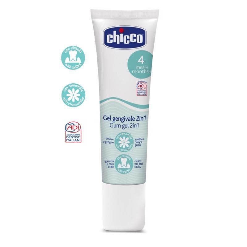 CHICCO Gel lenitivo/detergente per denti 30 ml