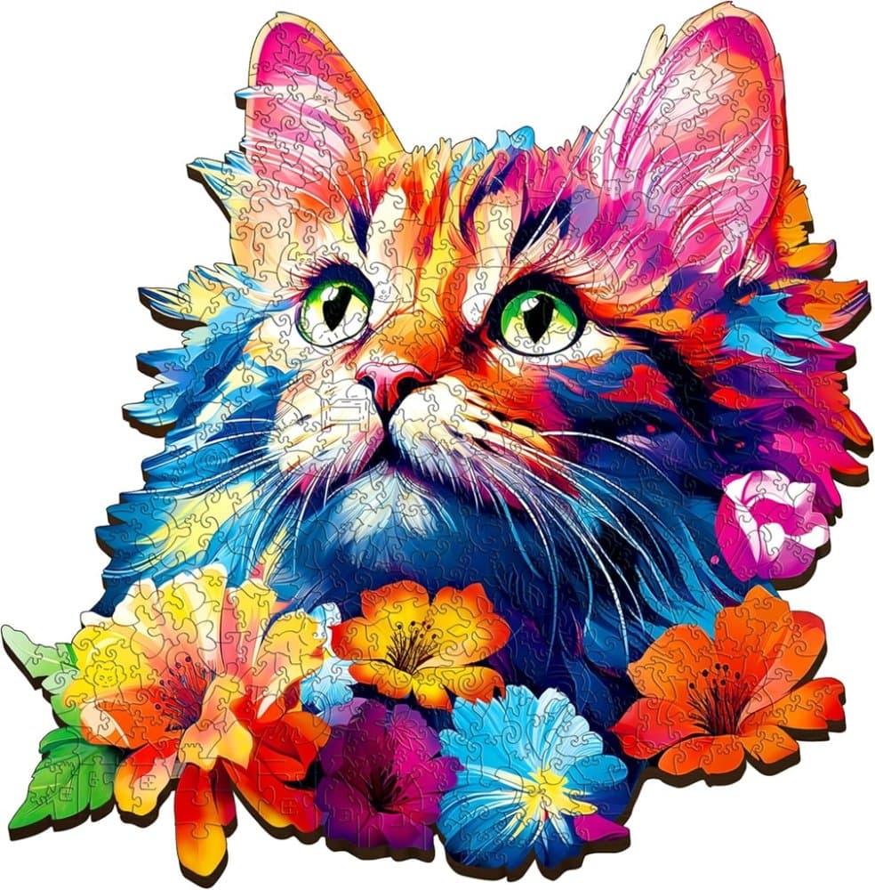 EscapeWelt Puzzle in legno Gatto 300 pezzi