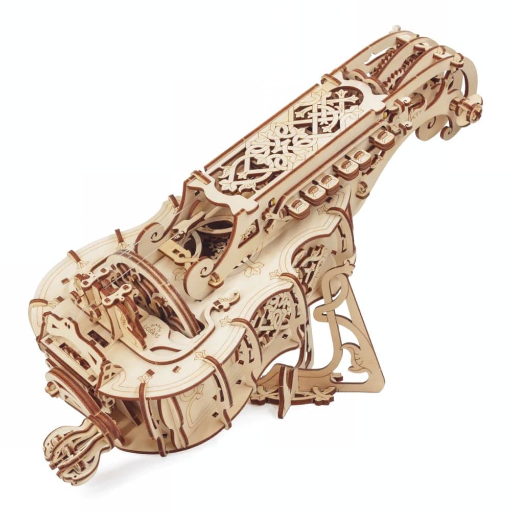 Ugears Puzzle 3D in legno meccanico Ghironda (Hurdy-Gurdy)